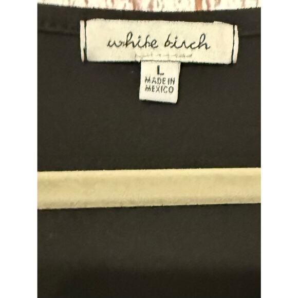 White Birch Women's Black Bodysuit Large - Picture 2 of 3